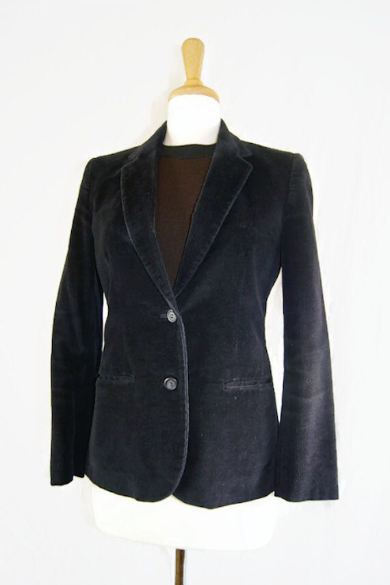 1980's Vintage Buffums Black Women's Blazer Jacket