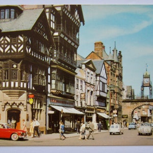 Vintage Postcard Dennis Productions Post Card Eastgate Street Chester Photocolour