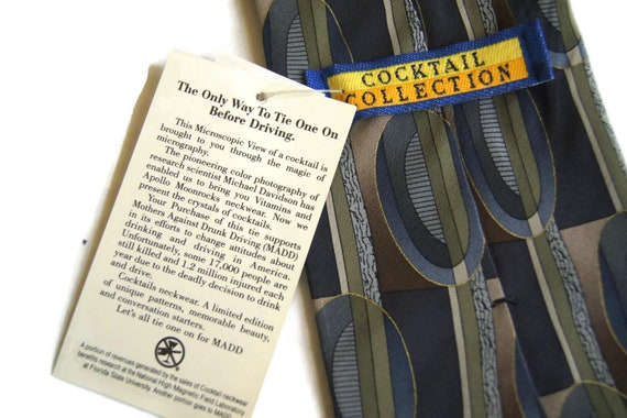 Vintage Cocktail Collection Necktie Benefitting M… - image 3