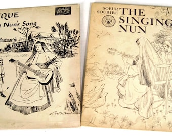 Vintage Singing Nun Vinyl LP Record Lot: Dominique, Soeur Sourire