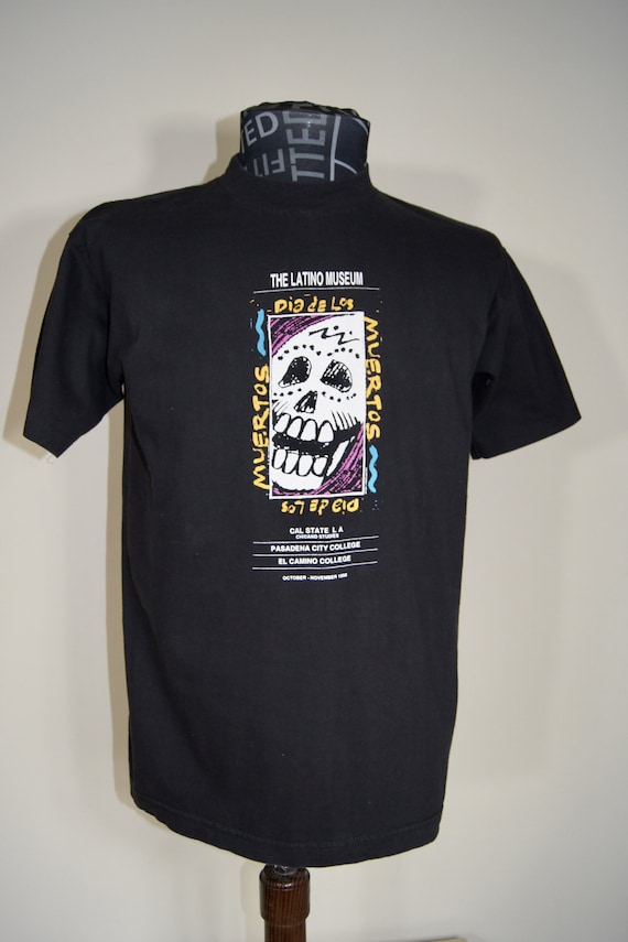 Vintage Dia De Los Muertos The Latino Museum Tee S