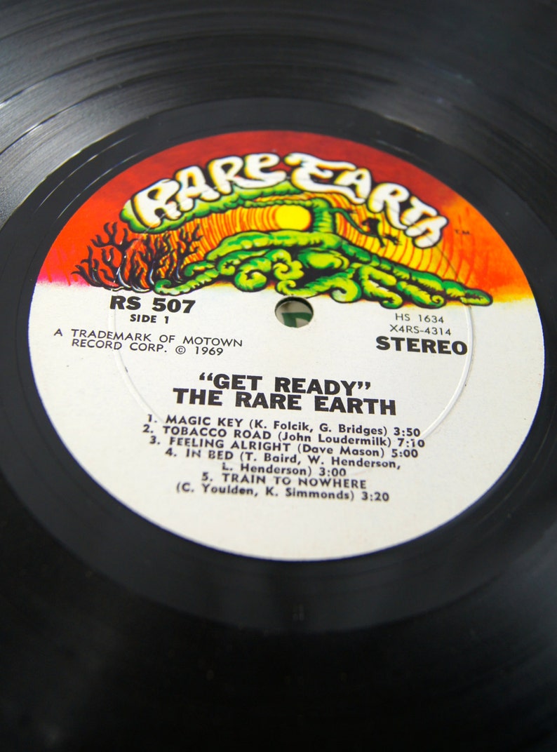 Rare Earth's Get Ready Vinyl LP Record Album 1969 Die Cut Etsy
