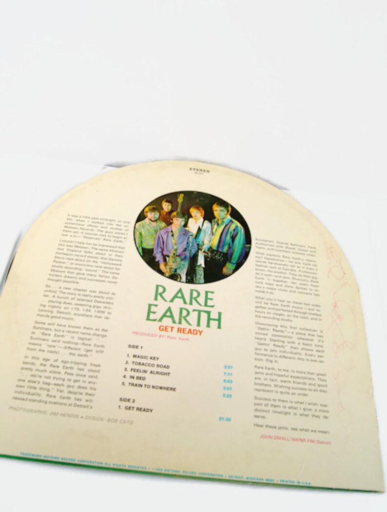 Rare Earth's Get Ready Vinyl LP Record Album 1969 Die Cut Etsy