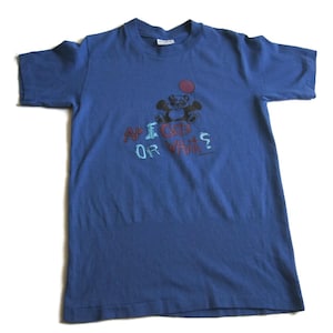 Vintage 80er Jahre Jugend T-Shirt – Am I Cute Or What, Bären-Grafik