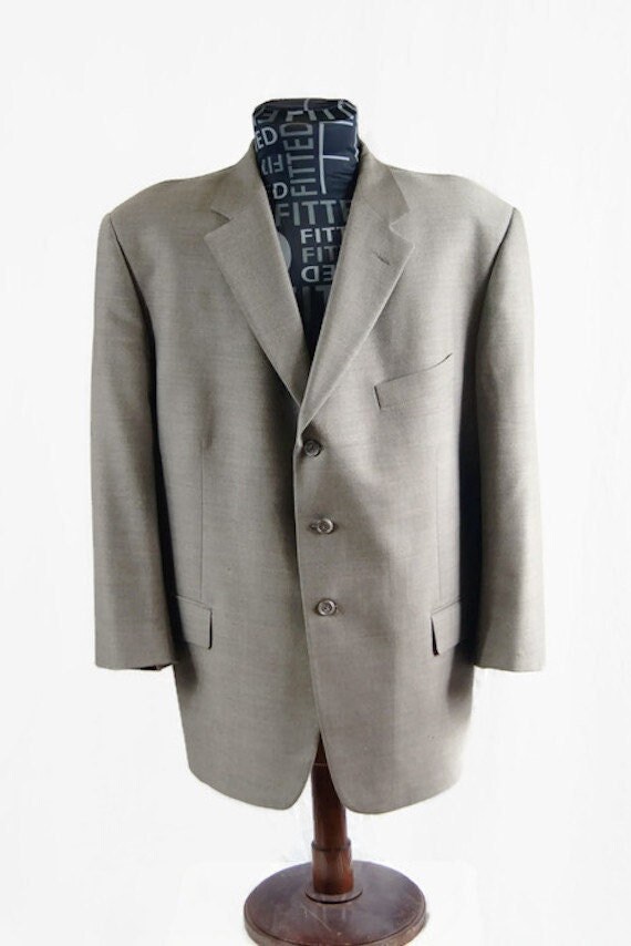 美品 80s GIVENCHY MONSIEUR テーラード ジャケット 日本製 Vintage 1980s Monsieur by Givenchy Coat Jacket Blazer Men's Three