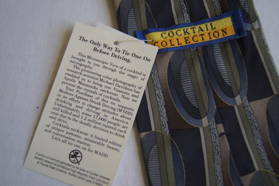 Vintage Cocktail Collection Necktie Benefitting M… - image 6