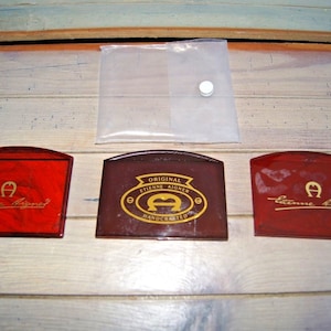 Vintage Original Etienne Aigner Handcrafted Pocket Mirrors With Case Lot of 3