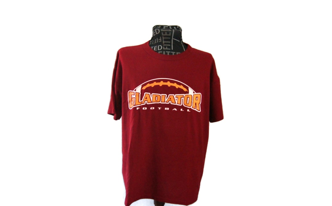Russell Athletic Nublend Gladiator Football Men's Red Etsy