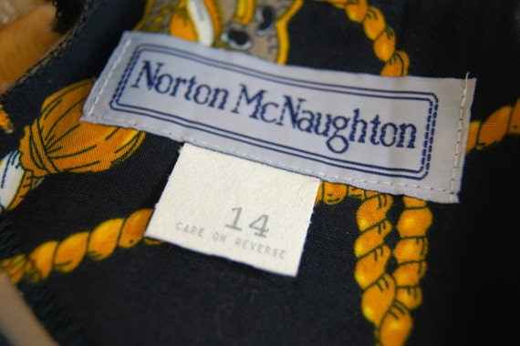 Vintage 80's Norton McNaughton Career Blouse Top - image 5