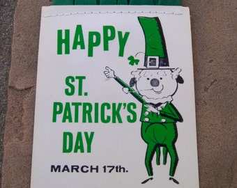 Vintage Pocket Hanky Handkerchief Happy St. Patrick&#39;s Day