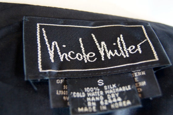 Vintage 90s Nicole Miller Sports Marathon Print S… - image 5