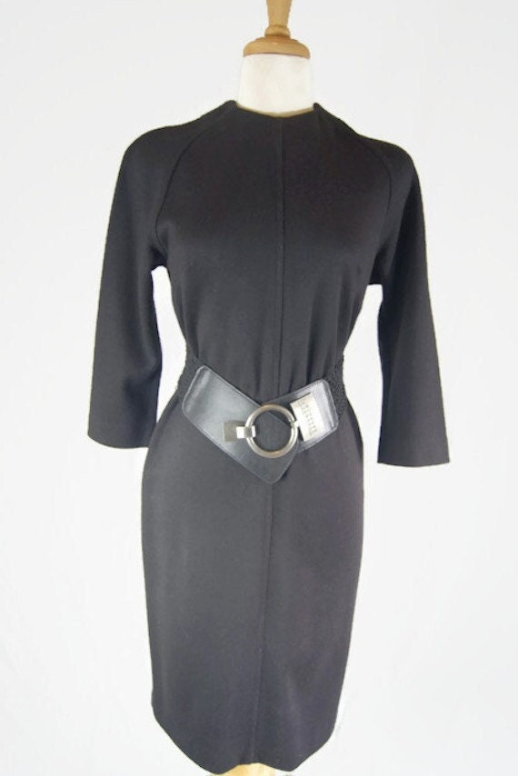 Black Vintage 1960's Jonathan Logan Dress - image 1