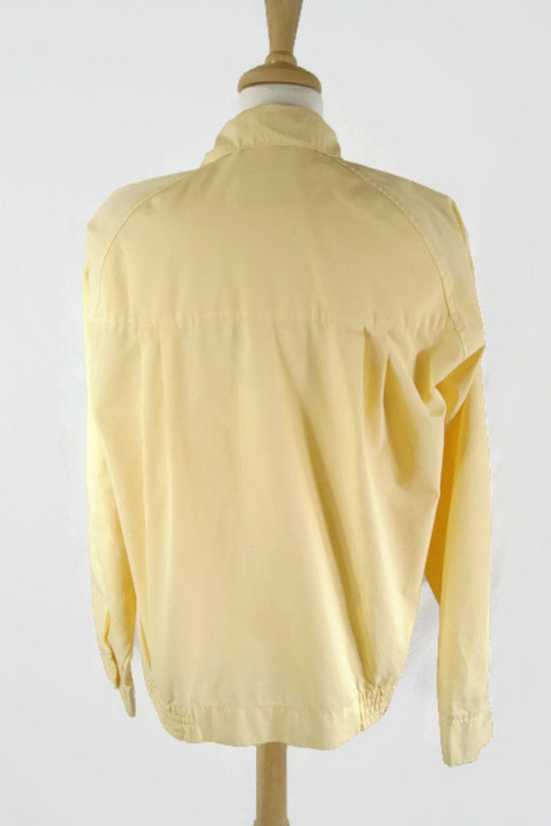 Vintage Izod Lacoste Yellow Zip Long Sleeve Jacket Women's | Etsy
