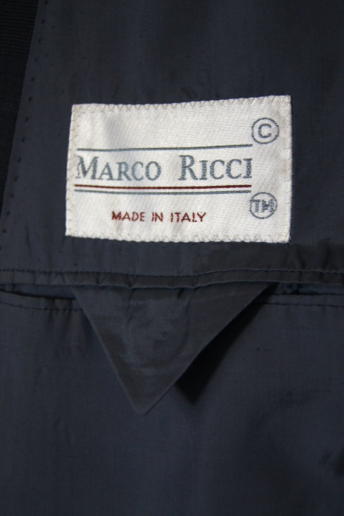 Vintage Marco Ricci Blazer Men's Made in Italy Wool Silk - Etsy