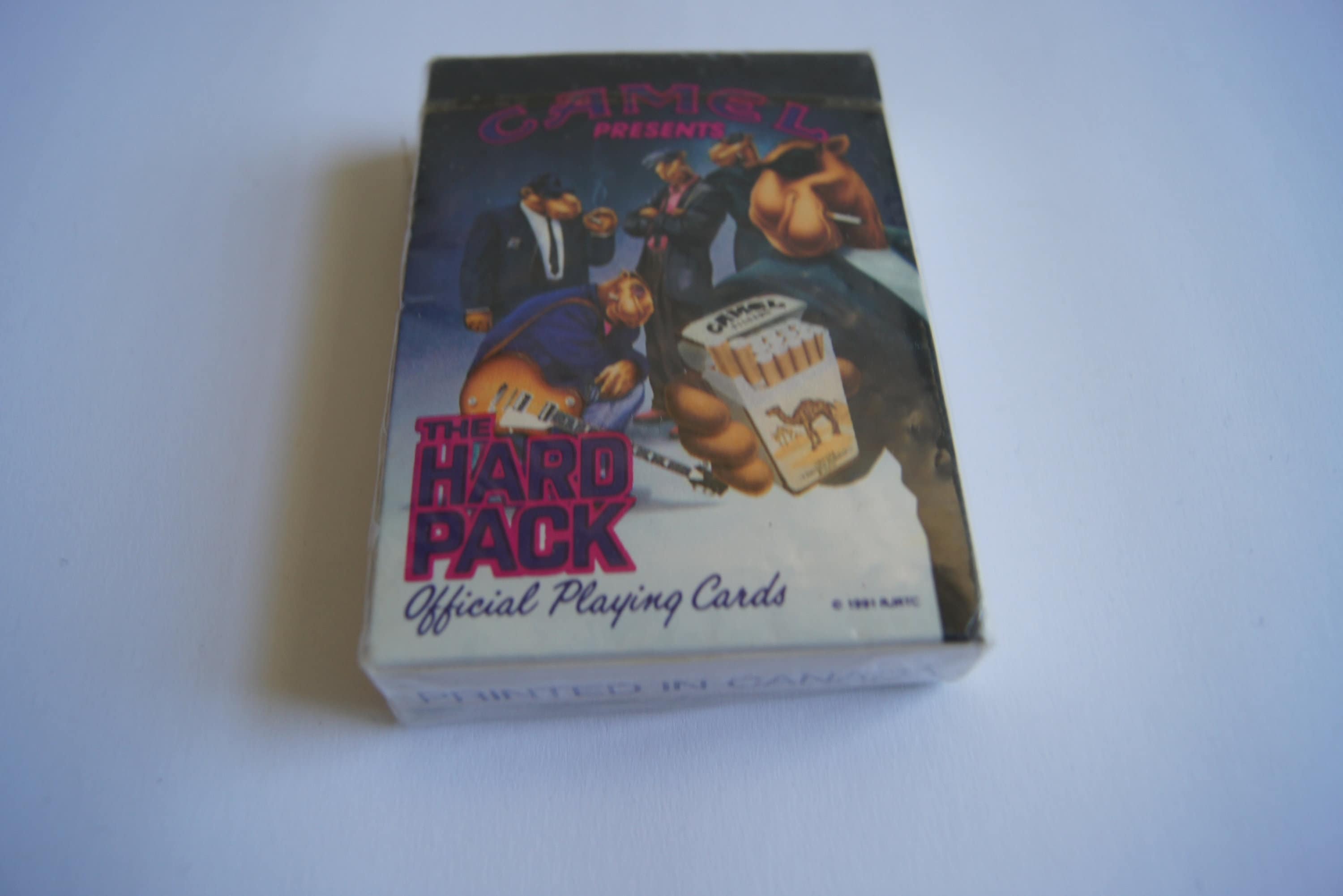 joe camel cigarette pack Joe Camel Presents the Hard Pack Official Playing Cards Factory Sealed From  1991