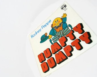 1977 Humpty Dumpty door Rodney Peppe Picture Puffin Vintage Children's Kids