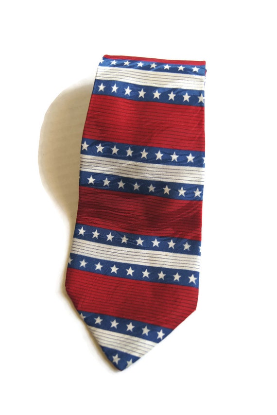 Vintage American Traditions Necktie 100% Silk Tie… - image 1
