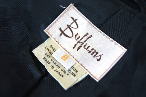 1980's Vintage Buffums Black Women's Blazer Jacket - image 5