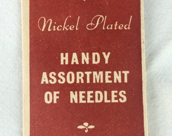 Vintage Coneeco Nickel Plated Assorted Needles - Made in England