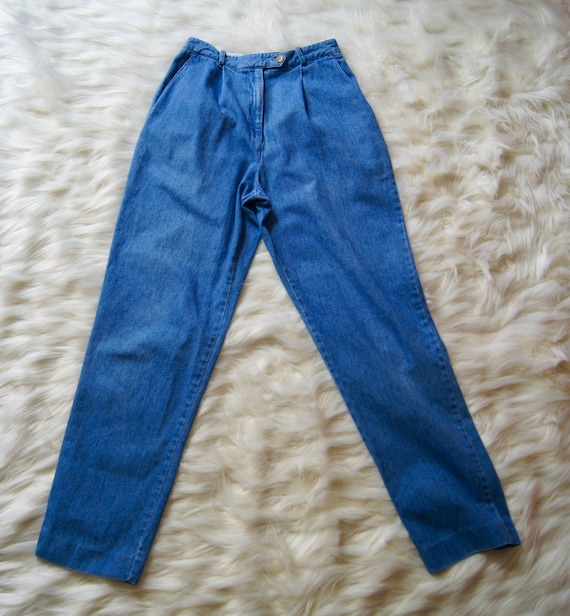 Vintage Talbots Mom Jeans High Waist Denim Made in USA Size 4