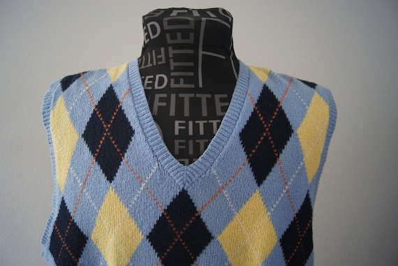 Polo by Ralph Lauren 1980s 80's Argyle Cashmere S… - image 2