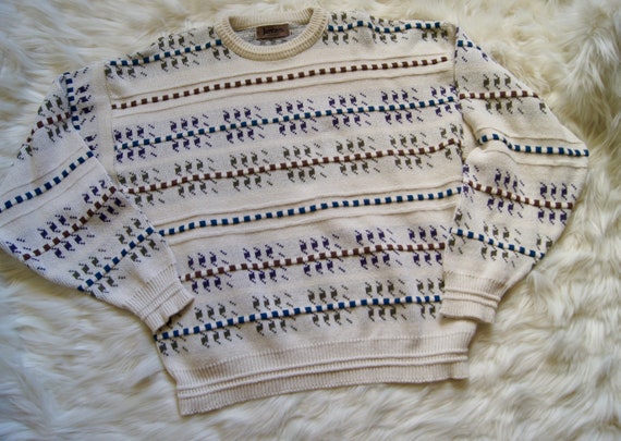 Vintage Jantzen Sweater Made In USA 1980s Size La… - image 1