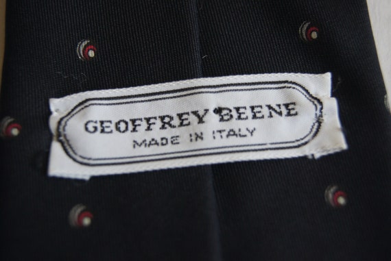 Vintage Geoffrey Beene Necktie Made in Italy Jose… - image 5