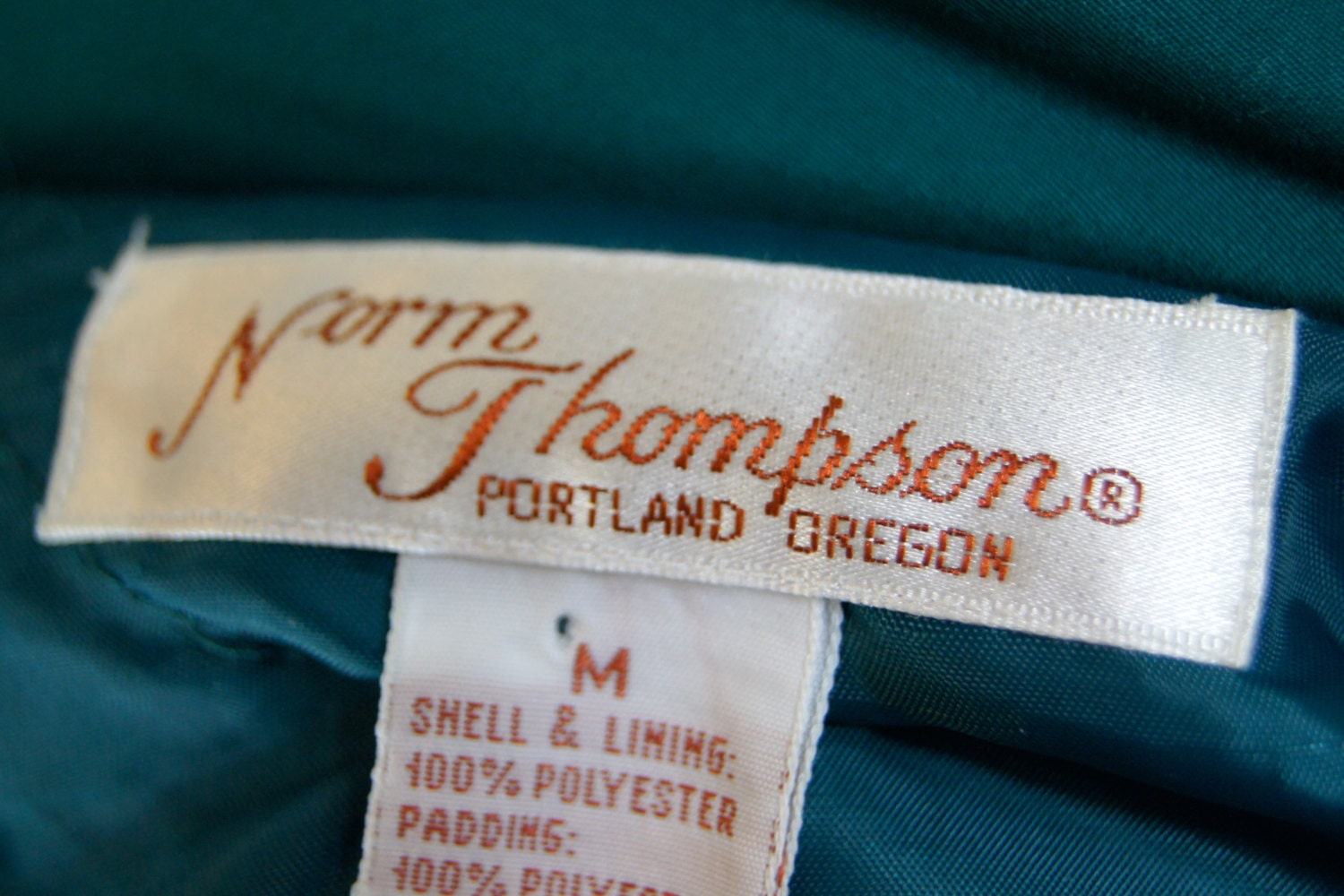 Vintage Norm Thompson Jacket 1980s Plus Size Green Etsy