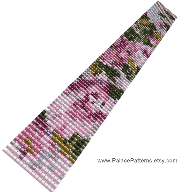 Peyote Stitch Bracelet Pattern or Bead Loom Bracelet Pattern Etsy