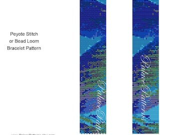 Bracelet Pattern for Bead Loom or Peyote Stitch - PP204