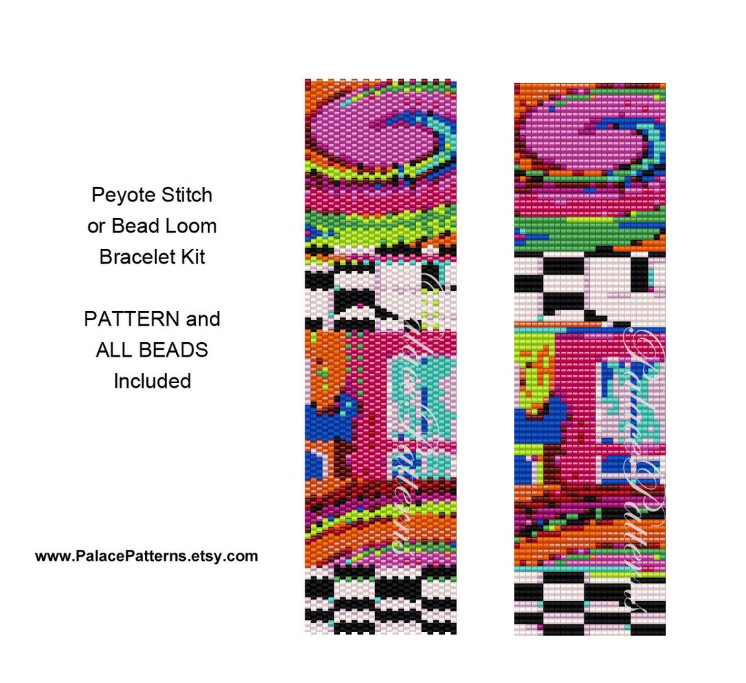 KIT for Bead Loom Weaving Bracelet or Peyote Stitch Bracelet Etsy