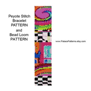 Bracelet Pattern for Bead Loom or Single Peyote Stitch - PP149