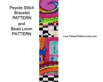 Bracelet Pattern for Bead Loom or Single Peyote Stitch - PP149
