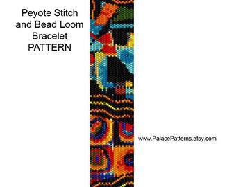 Bracelet Pattern for Bead Loom or Single Peyote Stitch - PP141