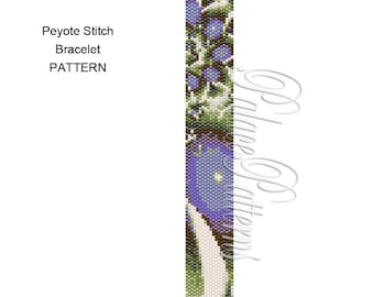 Single Peyote and Bead Loom Bead Weaving Pattern - 21C Delica Bead Pattern