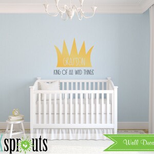 Wild things are Inspired Decal, Ill eat you up I love you so, Wild things quote, Modern Nursery, Nursery decals, Baby Decals,