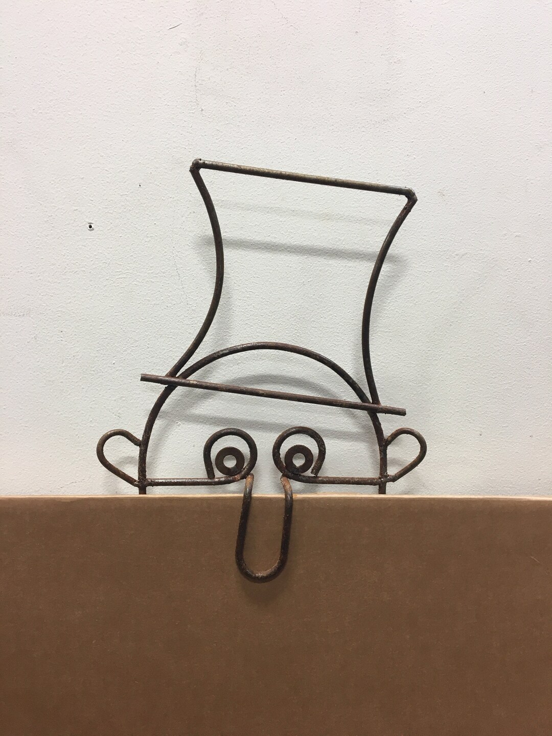 KILROY WAS HERE W/top Hat Fence and Garden Gate Hangers Etsy