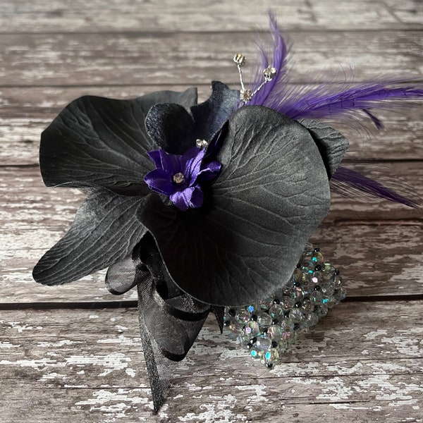 Silk Flower Corsage Etsy UK
