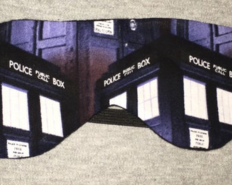 Doctor Who Hi Def TARDIS Sleep/Eye Mask **FREE Domestic SHIPPING**
