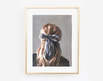 fine art print, woman painting, glicee print, contemporary art, women painting, print from original, acrylic painting, small painting