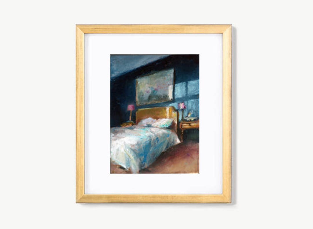 Fine Art Print. Bedroom Painting Interior Print Bedroom Art - Etsy