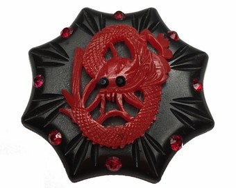 Dragon Eight Brooch