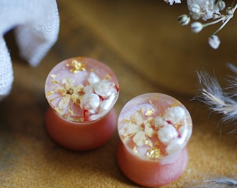Harsoordoppen bruiloftsbloem, pastelroze romantische meters