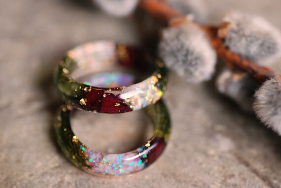 Pink Rings for Women, Resin Ring Pink, Resin Jewelry Ring, Unique Rings for Her, Unique Rings for Her, Unique Jewelry for Women, Armenian