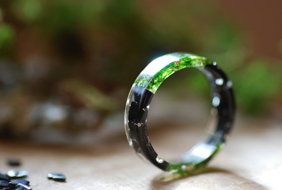 Crystal Shield ( Black Tourmaline Ring +Pyrite Geode Ring ) – Studd Muffyn