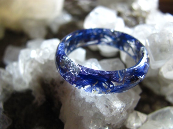 Indigo Blue Butterfly Ring, Nature-Inspired Statement Ring for Boho St –  Silk Butterflies