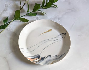 Rêverie Large plate - Handcrafted Contemplative Landscape