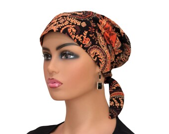 Fall Head Scarf For Women With Hair Loss, Chemo Headwear, Breast Cancer Gifts