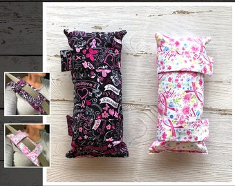 SeatBelt Pillows, Chemo Port Pillows, Breast Cancer  Awareness, Breast Cancer Gifts,