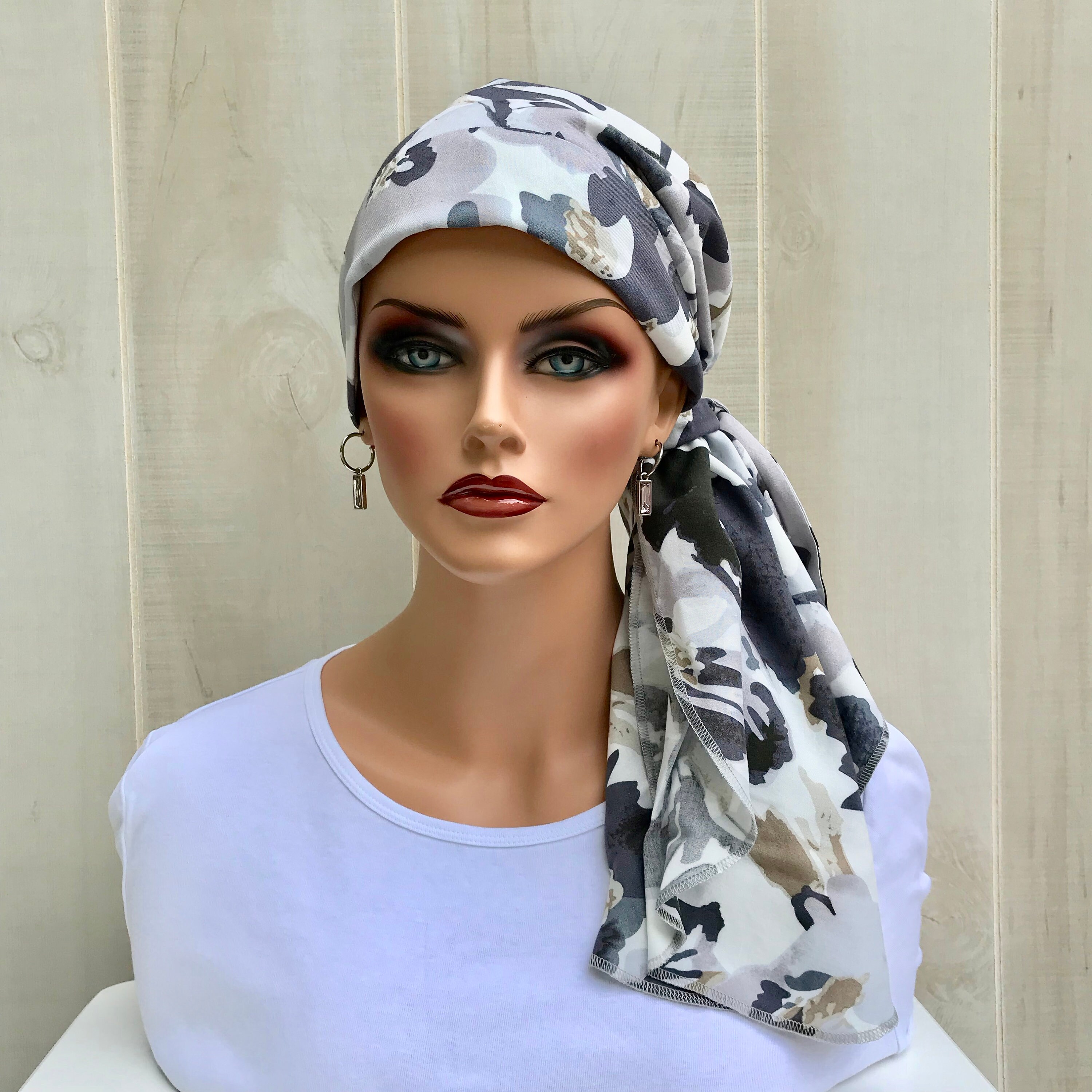 silk head scarf cancer